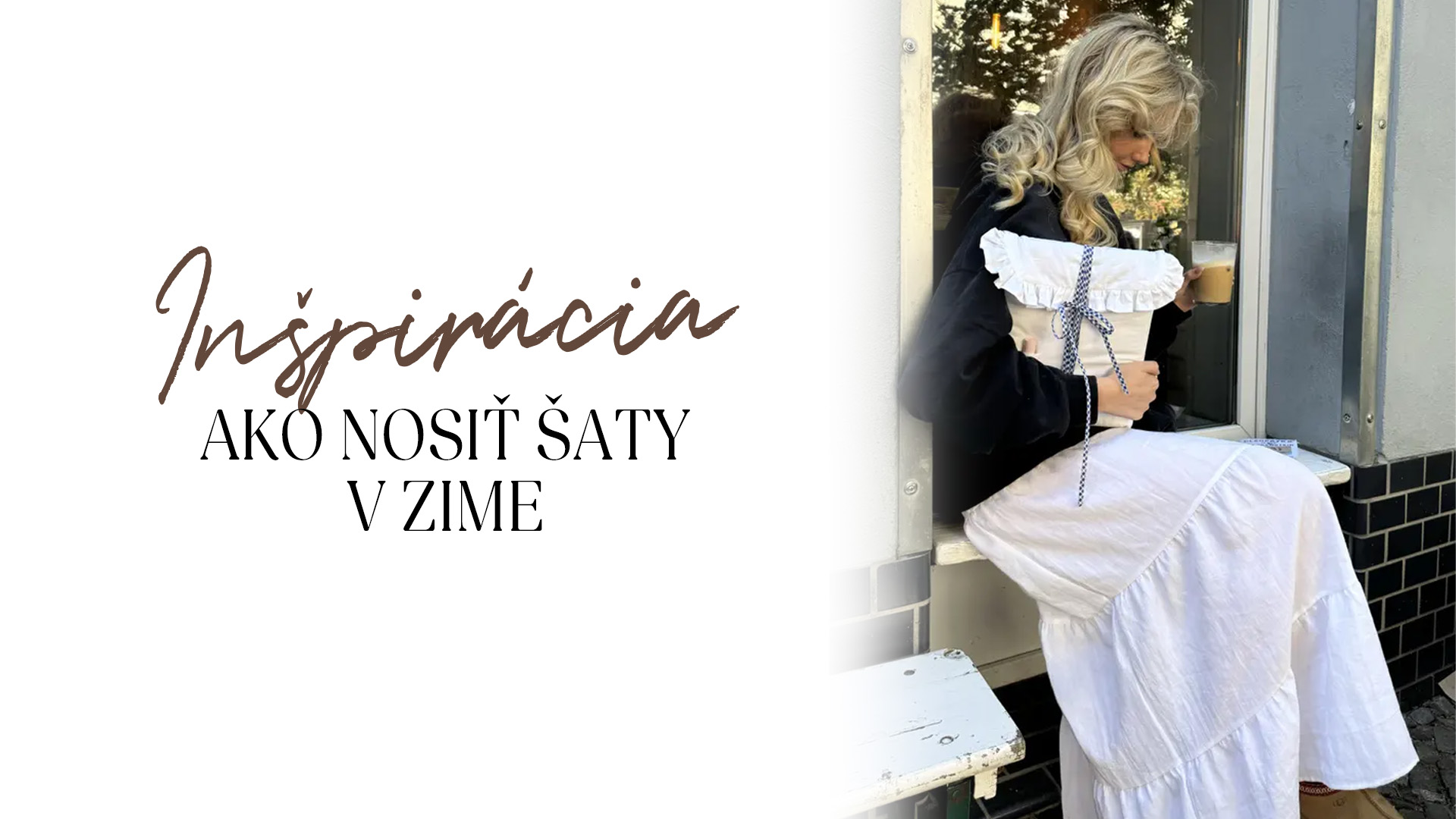 Ako nosiť šaty v zimě