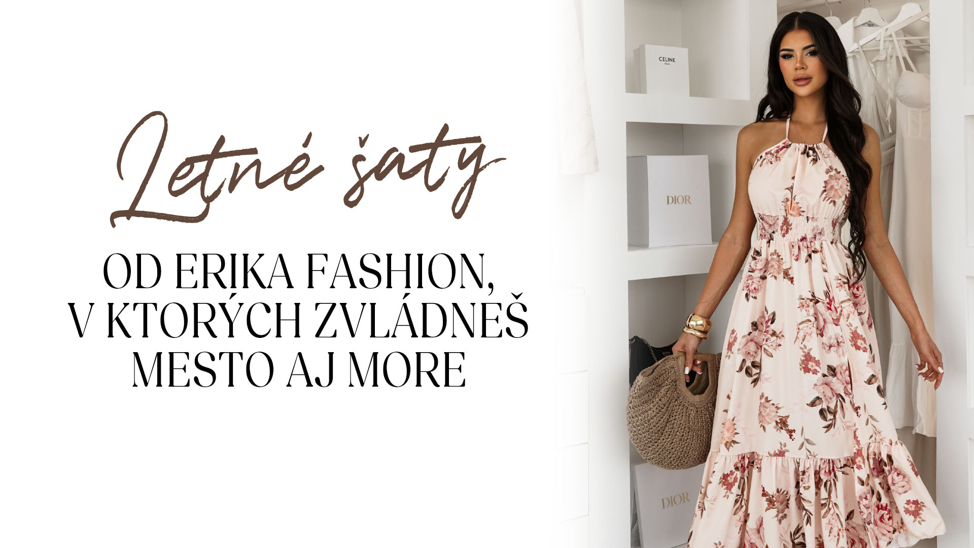 Letné šaty od Erika Fashion, v ktorých zvládneš mesto aj more