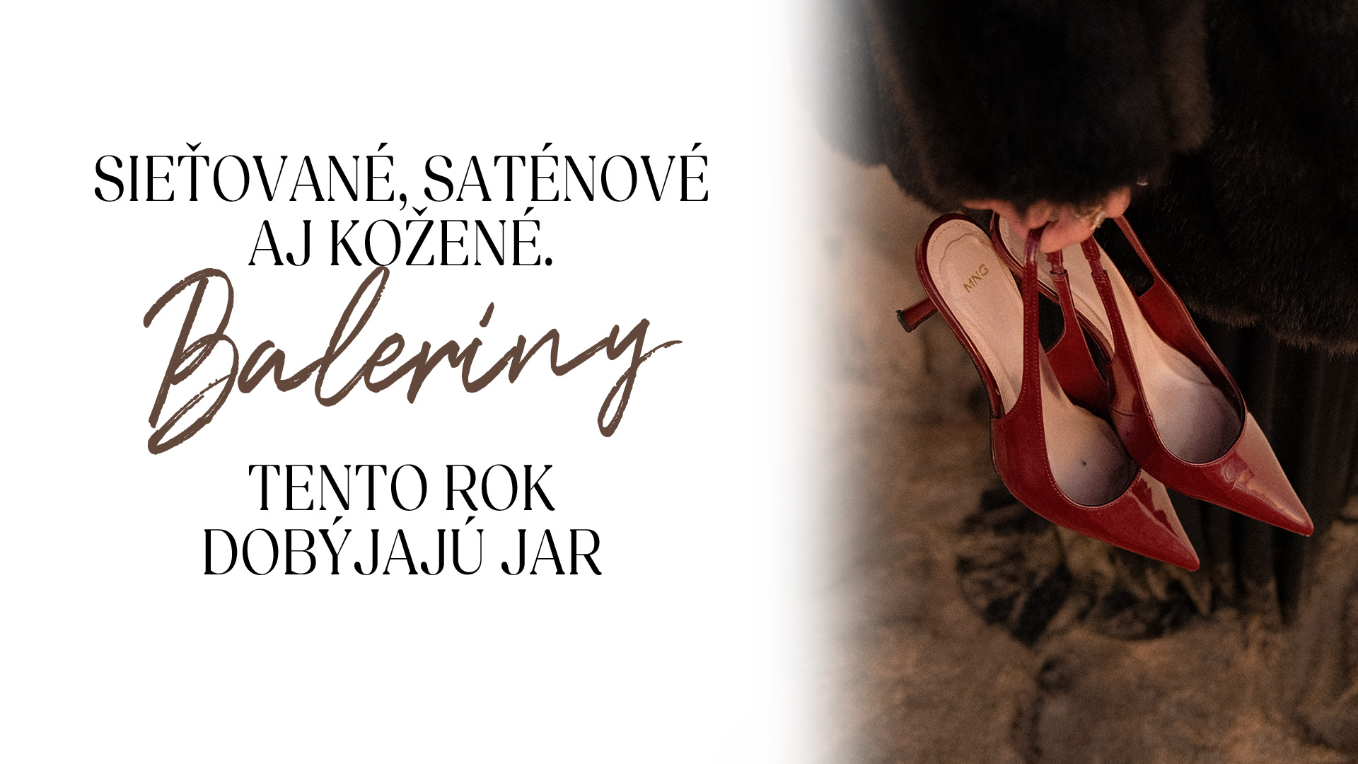 Sieťované, saténové aj kožené. Baleríny tento rok dobývájú jar