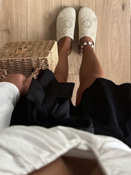 Krémové nazouvací letní pantofle ZOREA (Veľkosť 36)