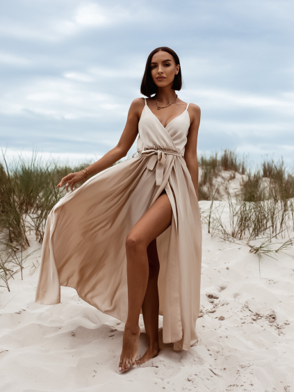 29550 7 bezove elegantni dlouhe saty fairytale