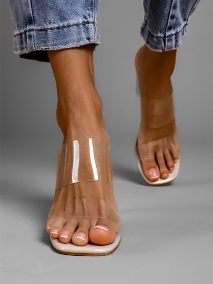 45039 9 bezove boty na podpatku pierre