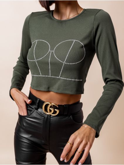 58431 2 khaki crop top afra s kaminky