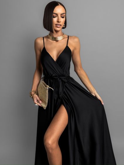 75245 7 cerne elegantni dlouhe saty fairytale