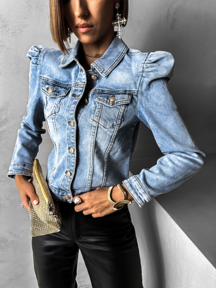 Svetlomodrá džínsová bunda SETROS