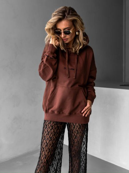 100491 2 unisex mikina chest mocha