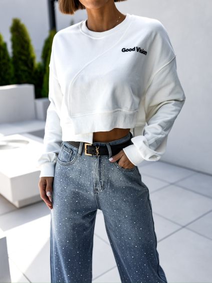 101574 2 bila bavlnena crop mikina wadie