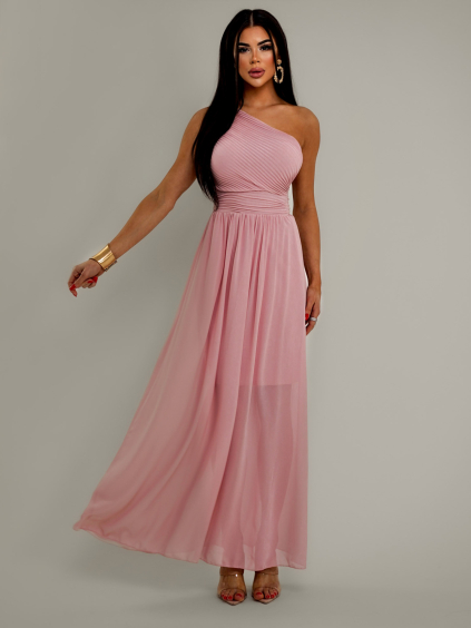 118422 1 ruzove elegantni dlouhe saty float