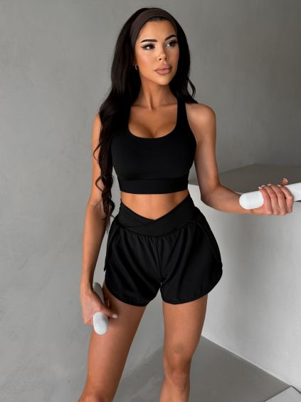 131777 cerne sportovni joga kratasy bristal