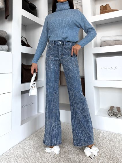 136266 2 modre trpytive siroke wide leg dziny rynoy