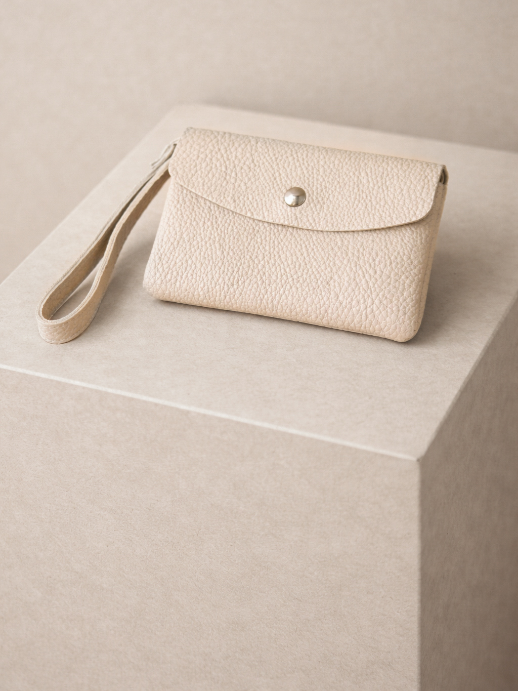 Krémová malá koženková peňaženka FRALEVO Veľkosť: ONESIZE