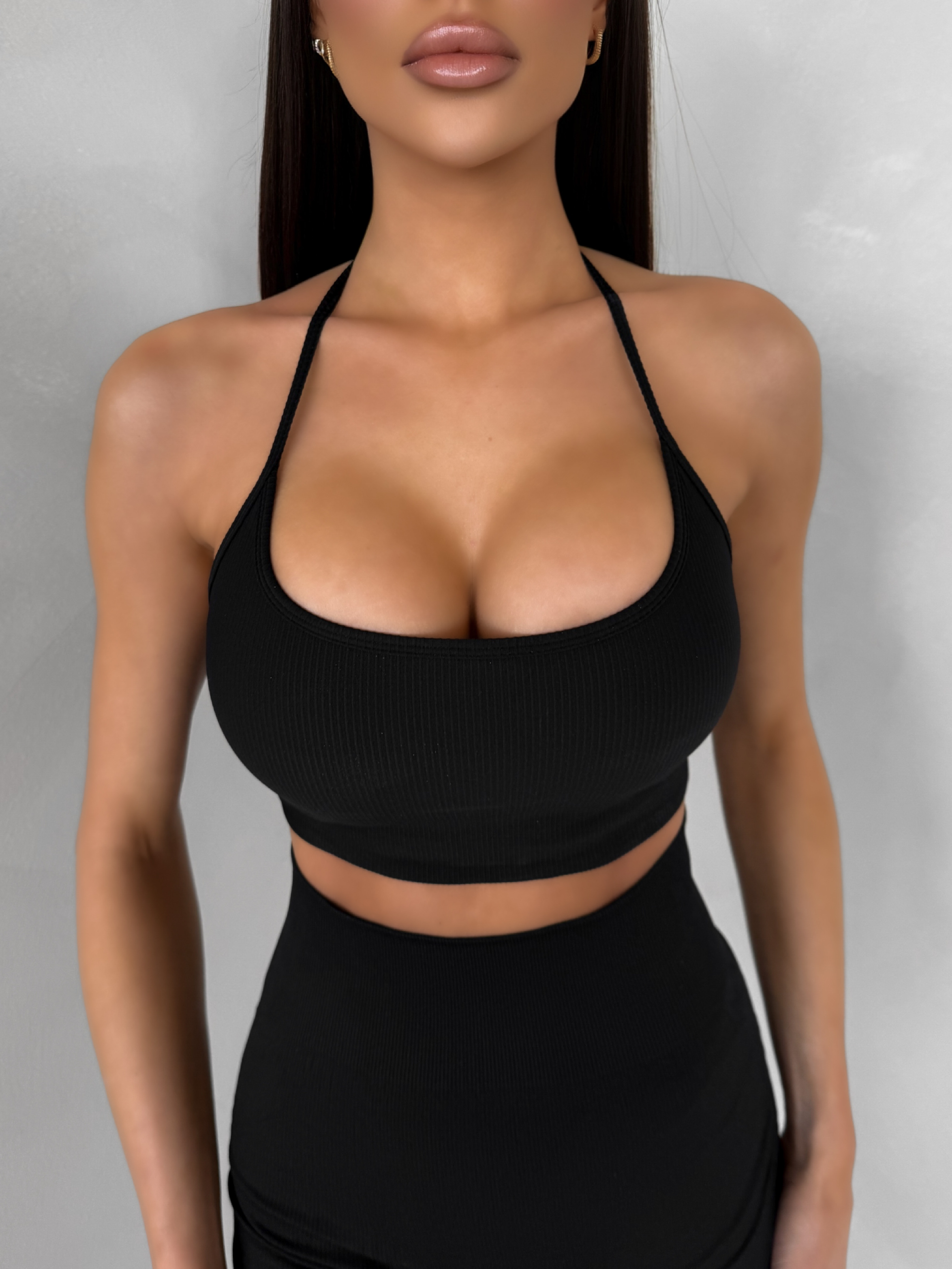 Čierna športová podprsenka HALIRA Veľkosť: L