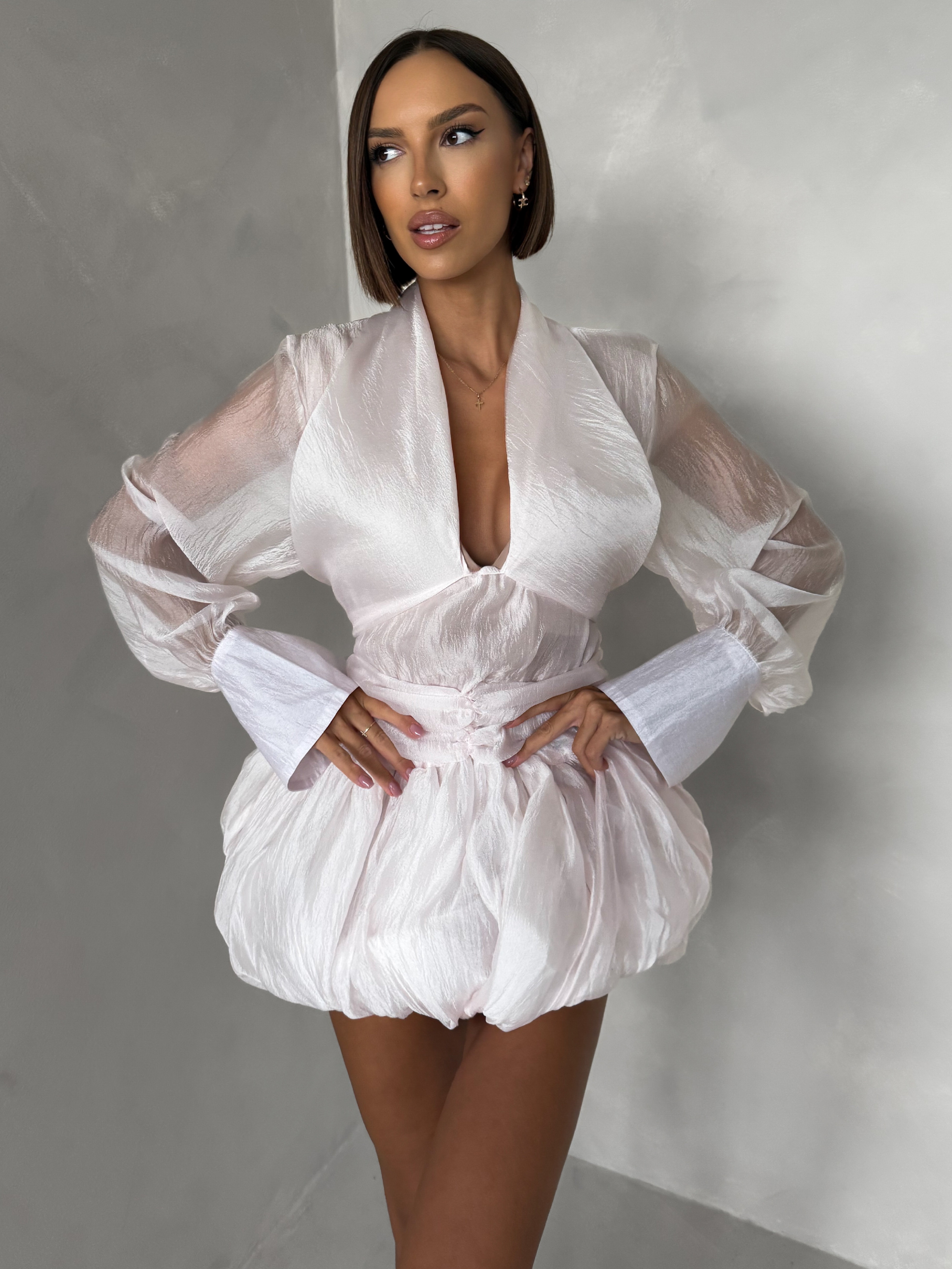 Ružové koktailové krátke šaty AETHERO Veľkosť: ONESIZE