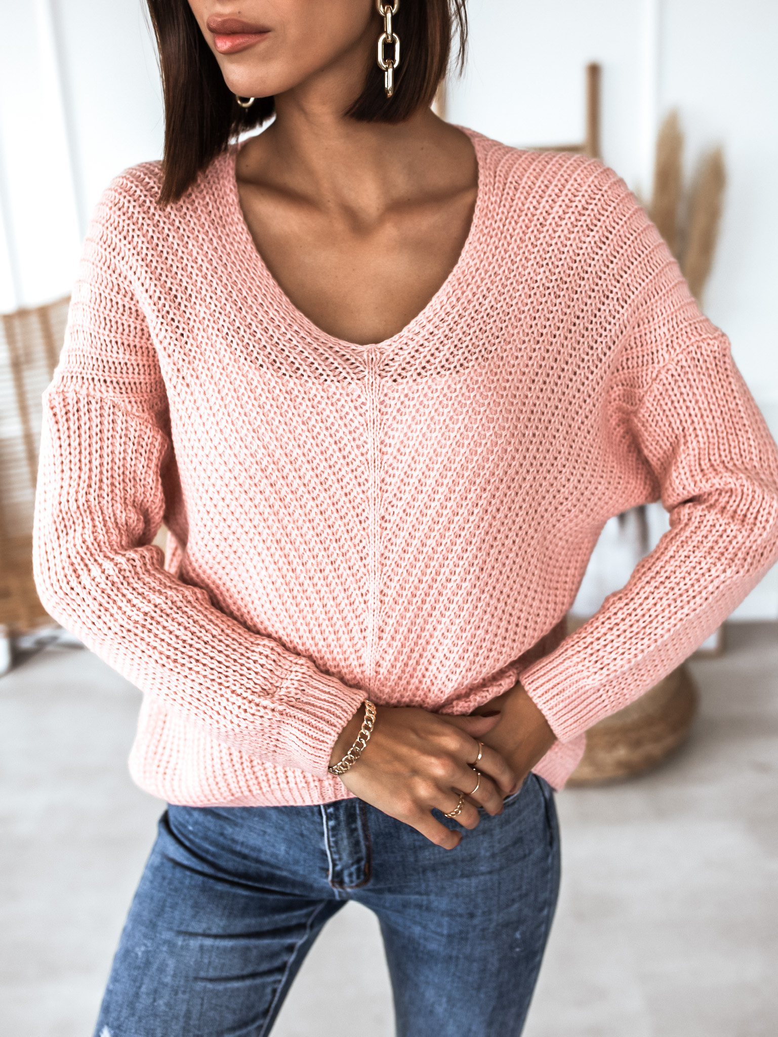 Sveter Jerome Farba: Starorůžová