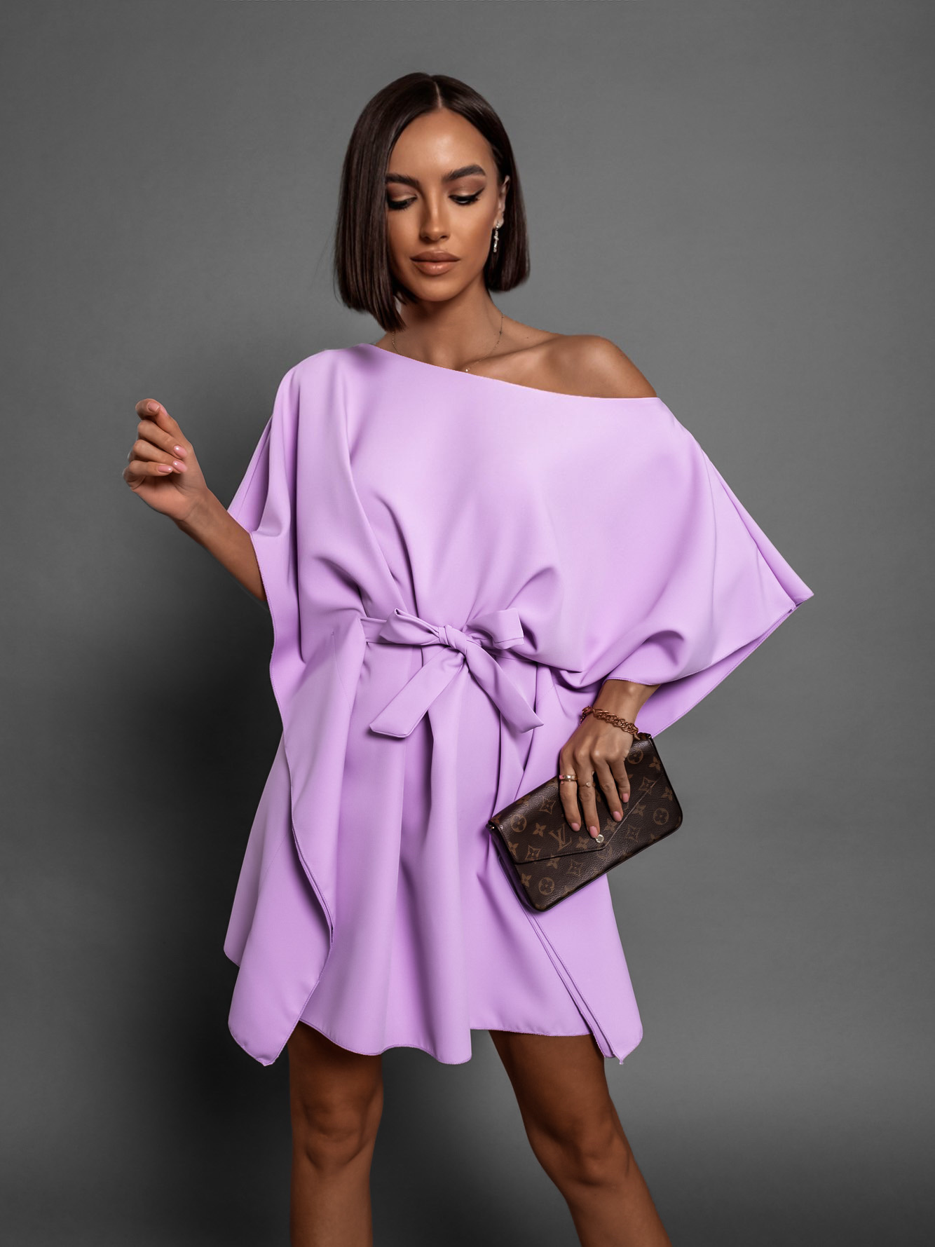 Fialové šaty GRANDIE