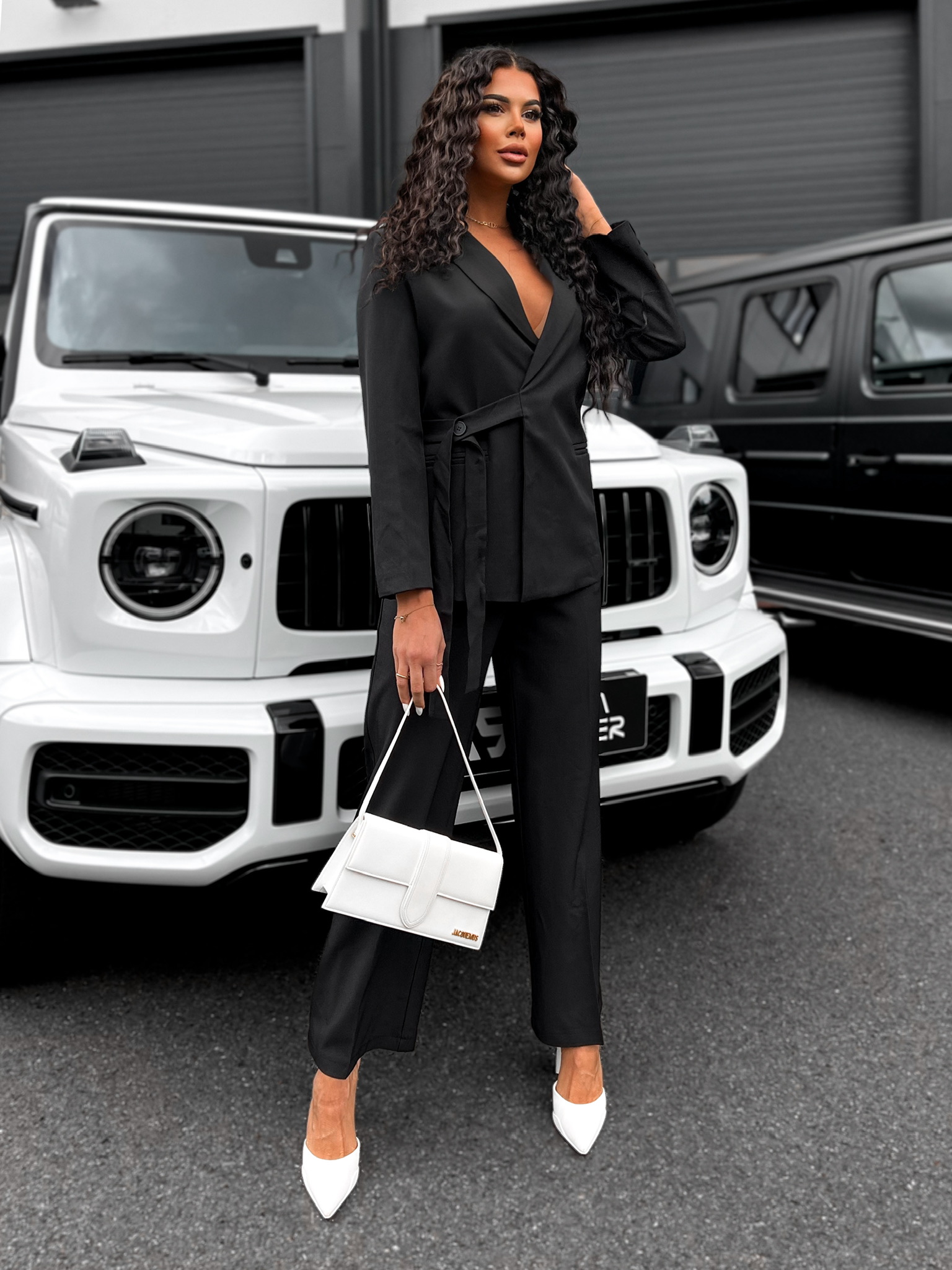 Čierny dvojdielny komplet LOOMEN Veľkosť: S