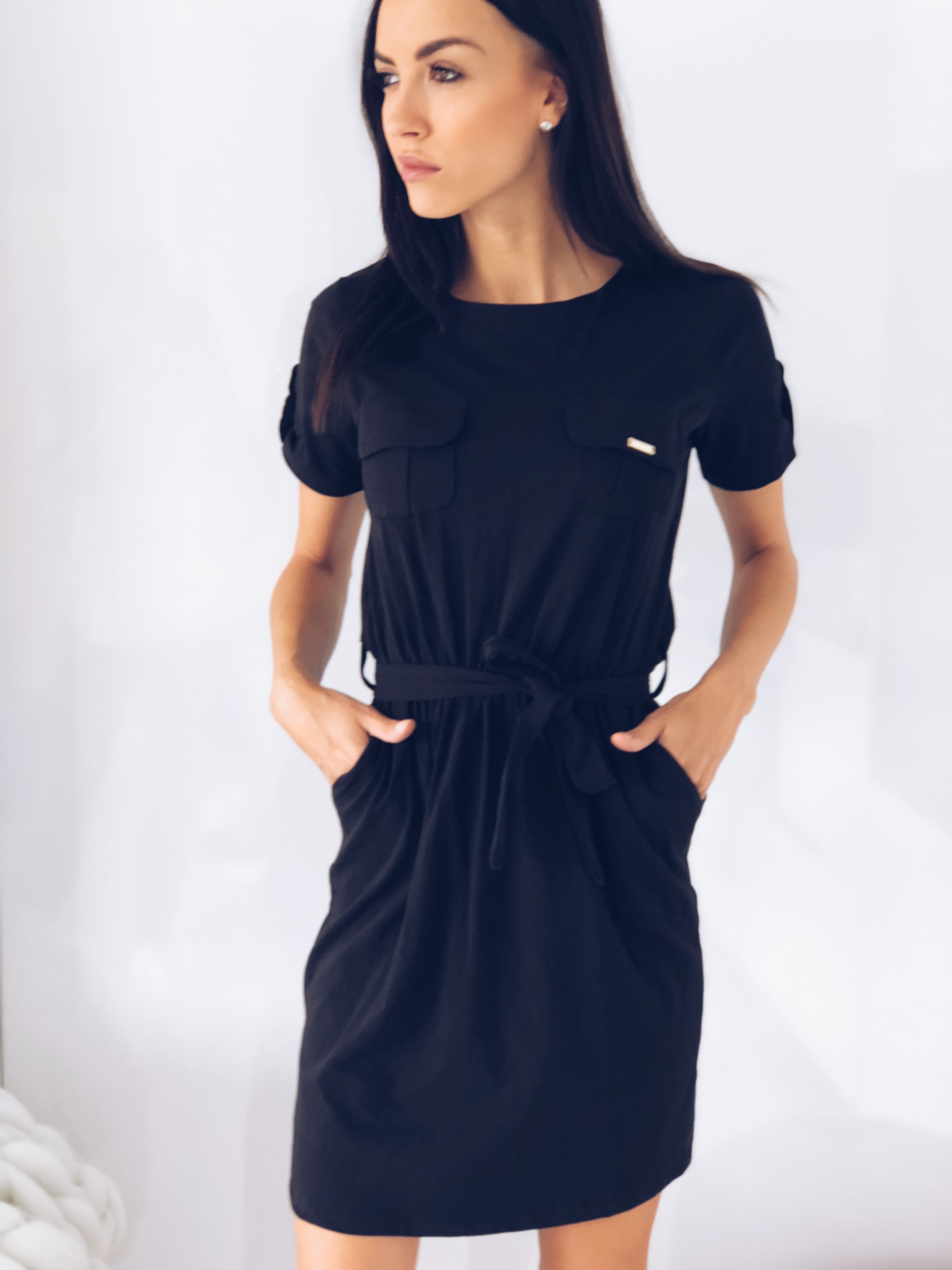 Šaty Dominique Veľkosť: ONESIZE, Farba: Černá