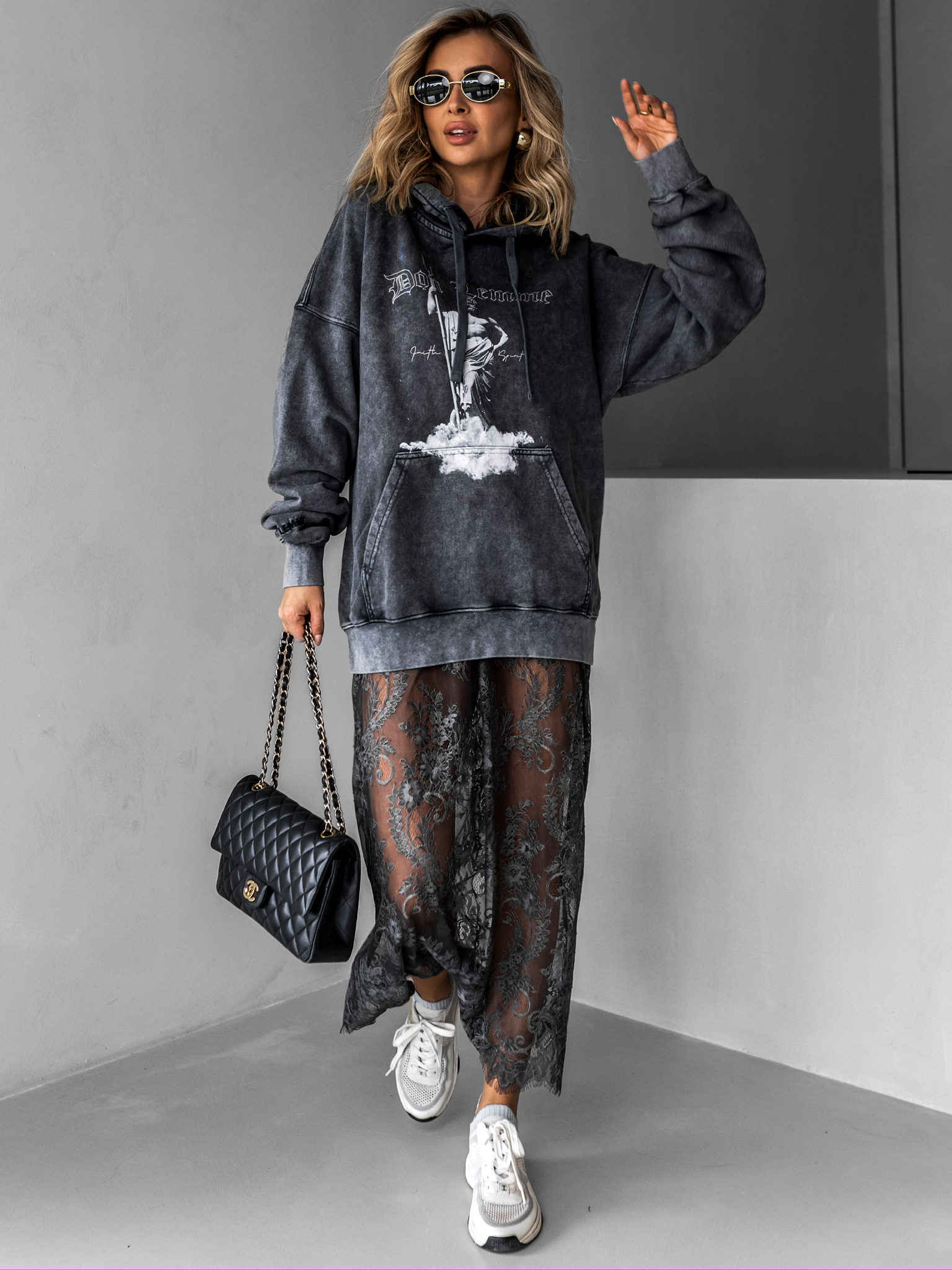 E-shop Unisex Mikina Statue - washed