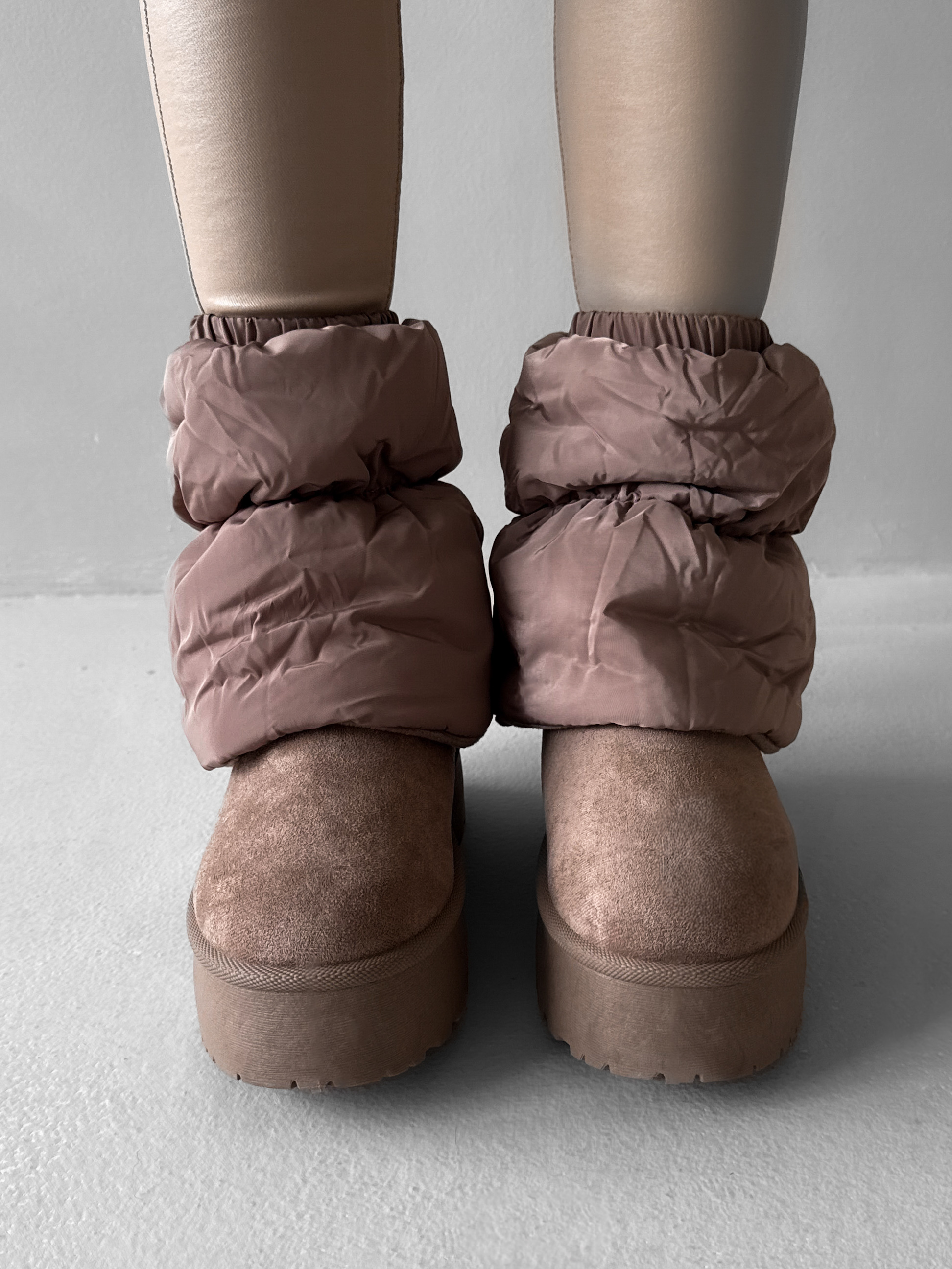 Hnedé válenky FYLORE s vysokou platformou Veľkosť: 37