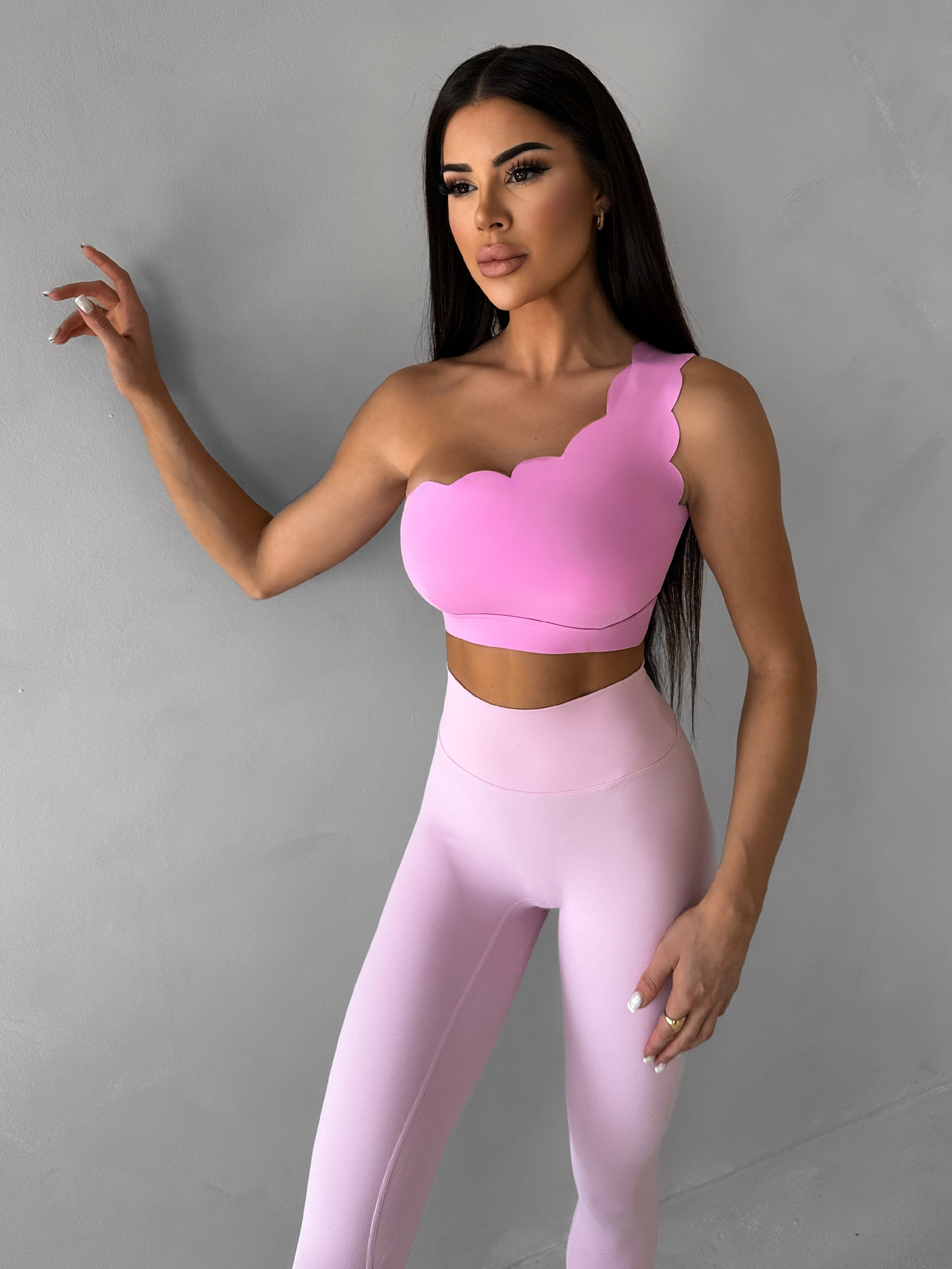 Ružová športová vlnkovaná podprsenka FELIMA Veľkosť: S