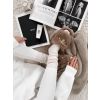Hnědé huňaté domácí pantofle SOFTIES (Veľkosť 36-37)