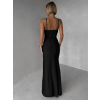Čierne spoločenské dlhé šaty FAYELA