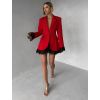 Červené elegantní sakové šaty GIACCA s krajkou (Veľkosť ONESIZE)