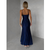 Tmavomodré spoločenské dlhé šaty ALVEA