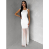 Biele dlhé spoločenské šaty UMEALA