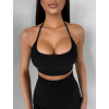 Čierna športová podprsenka HALIRA