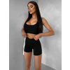 Čierne športové kraťasy NALIRE s push-up efektom
