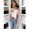 Biely elegantný top ONDRALIS
