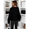 Černá elegantní zavinovací tvarující tunika SINTOA (Veľkosť ONESIZE)