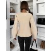 Krémová vypasovaná zavinovací tunika SINTOA (Veľkosť ONESIZE)