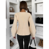 Krémová vypasovaná zavinovacia tunika SINTOA