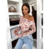 Kvetinový elegantný top ONDRALIS