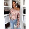 Květinový elegantní top ONDRALIS (Veľkosť ONESIZE)