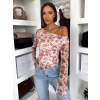 Kvetinový elegantný top ONDRALIS