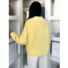 Žlutá basic stylová mikina ELVARA (Veľkosť ONESIZE)