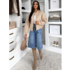 142134 modre dzinove stylove dlouhe kratasy quanit