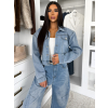 Modrý džínsový štýlový komplet WISDOM