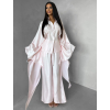 Ružový nohavicový dlhý elegantný komplet IMPACT