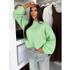 Zelený oversize svetrík MOTION