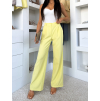 Žlté elegantné dlhé nohavice OMNIRA