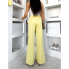 Žlté elegantné dlhé nohavice OMNIRA