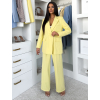 Žlté elegantné dlhé nohavice OMNIRA