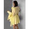 Žlté elegantné kokteilové šaty DIVINE