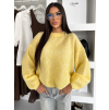 Žltý oversize sveter MOTION