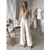 Béžové elegantní body KORBIX s výstřihem (Veľkosť ONESIZE)