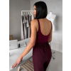 Vínové elastické basic body ORELIA s výstřihem (Veľkosť ONESIZE)